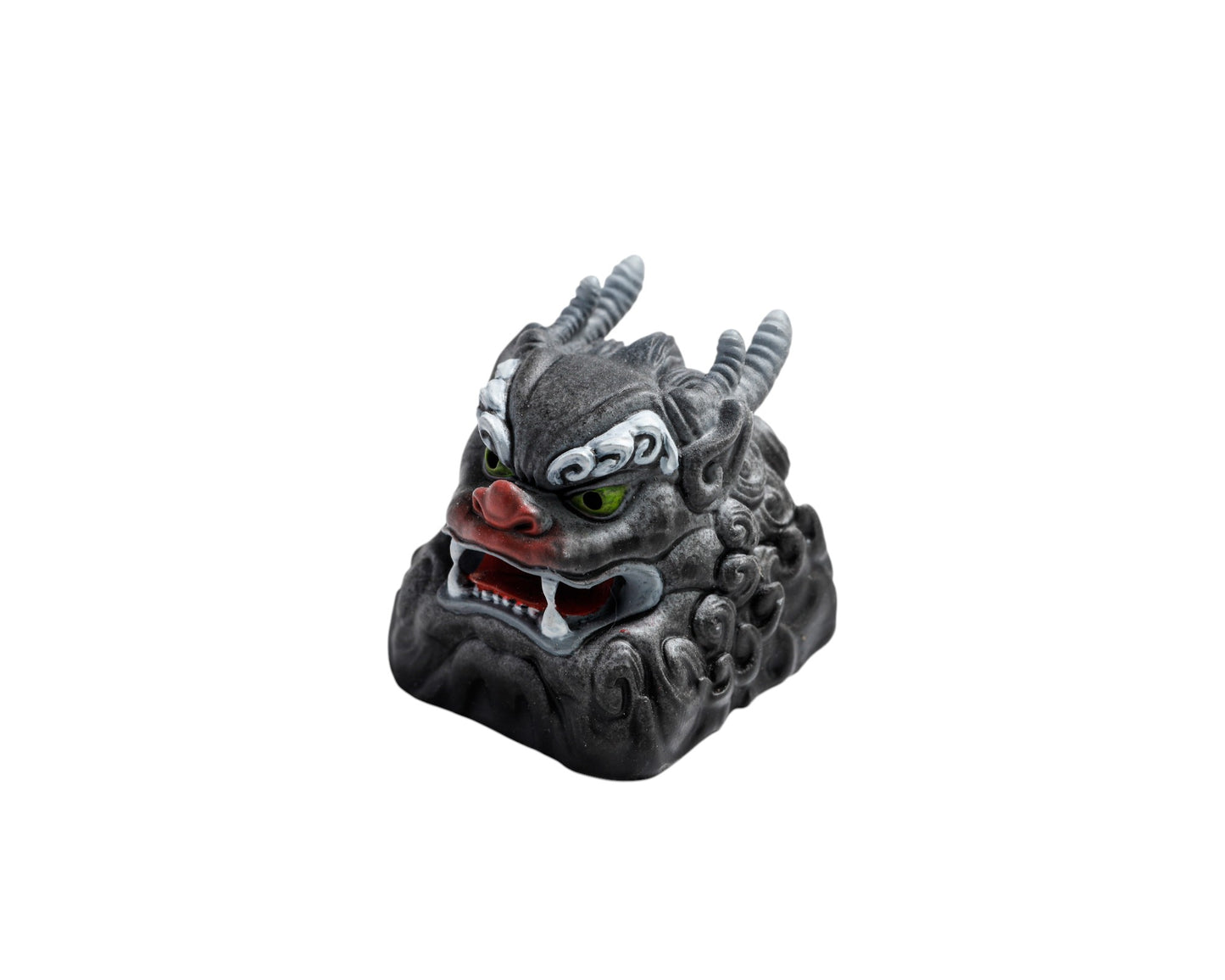 Keycap Unicorn Black Gray Horizontal Brow | Artisan Keycap