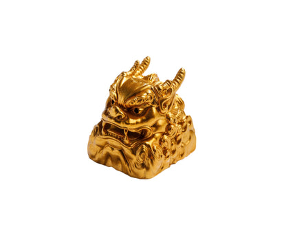 Keycap Unicorn Gold Horizontal Brow | Artisan Keycap