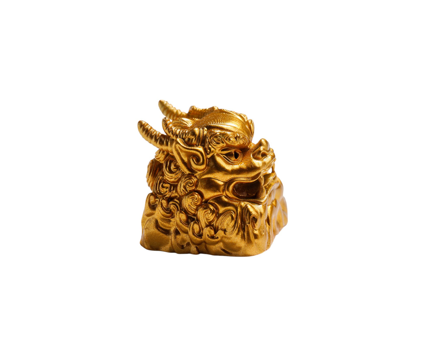 Keycap Unicorn Gold Horizontal Brow | Artisan Keycap