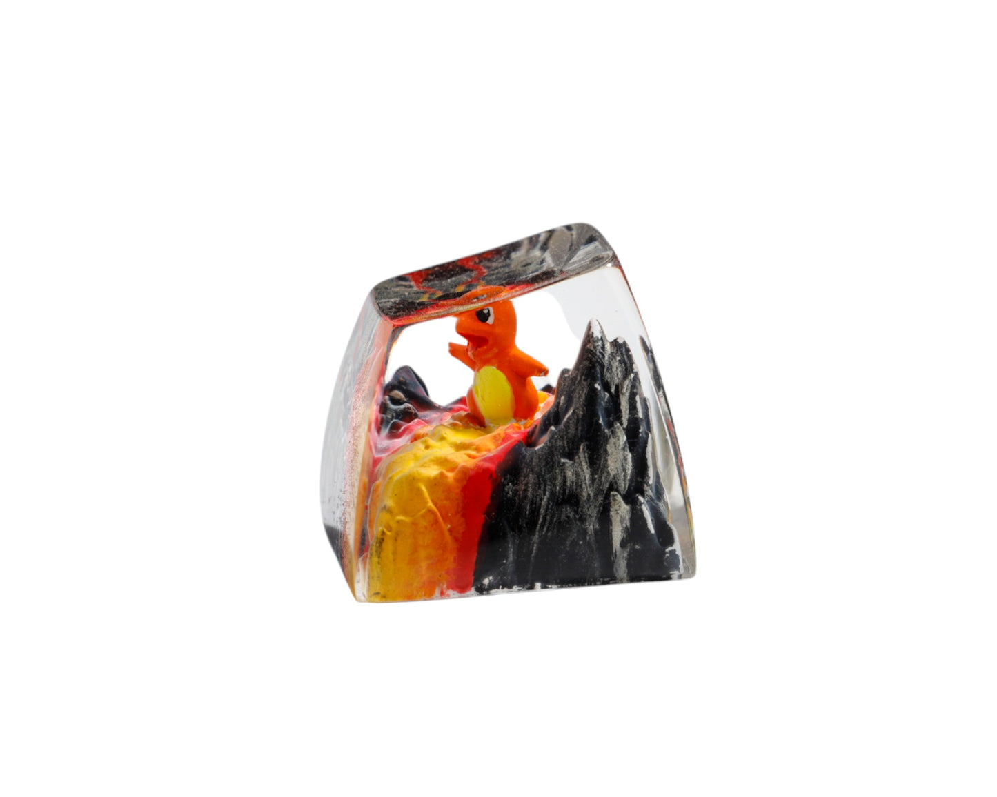 Keycap Charmander Fire Base | Artisan Mechanical Keycap