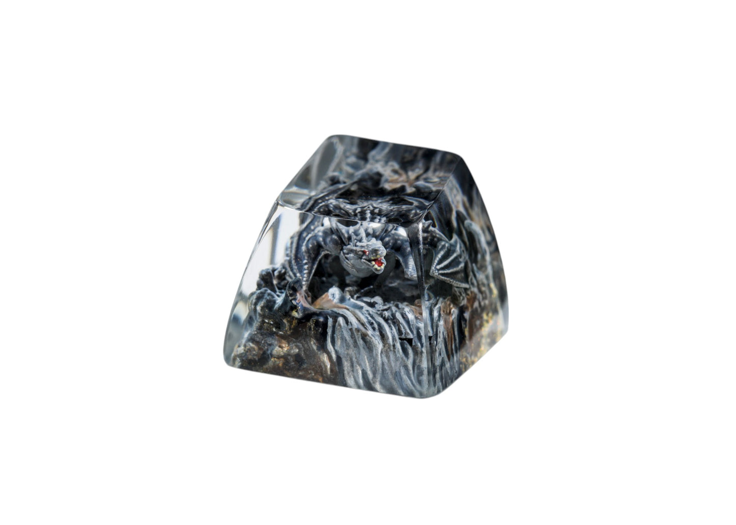 Keycap Gray Dragon Gray Base | Artisan Mechanical Keycap
