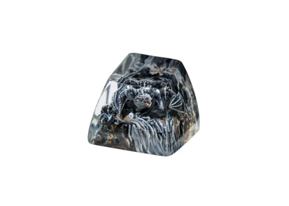 Keycap Gray Dragon Gray Base | Artisan Mechanical Keycap