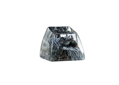 Keycap Gray Dragon Gray Base | Artisan Mechanical Keycap