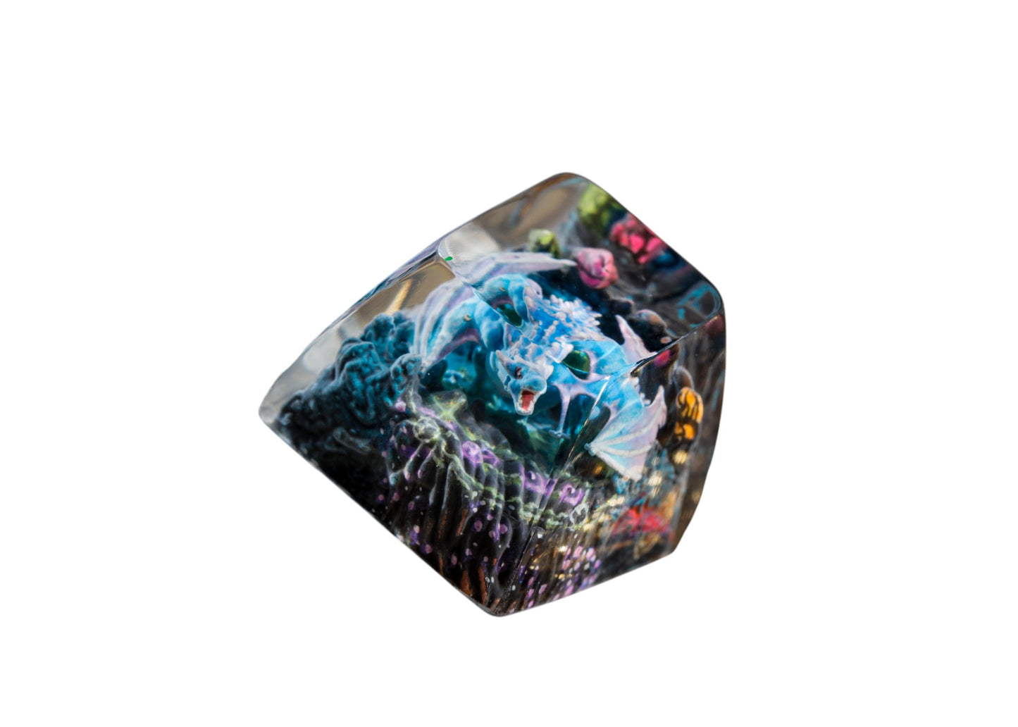 Keycap Blue Dragon Galaxy Base | Artisan Mechanical Keycap