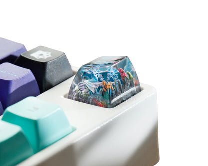 Keycap Blue Dragon Galaxy Base | Artisan Mechanical Keycap