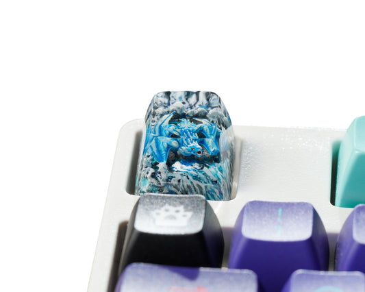 Keycap Blue Dragon Water Base | Artisan Keycap