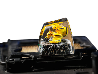 Keycap Nine Tails Yellow | Artisan Mechanical Keycap