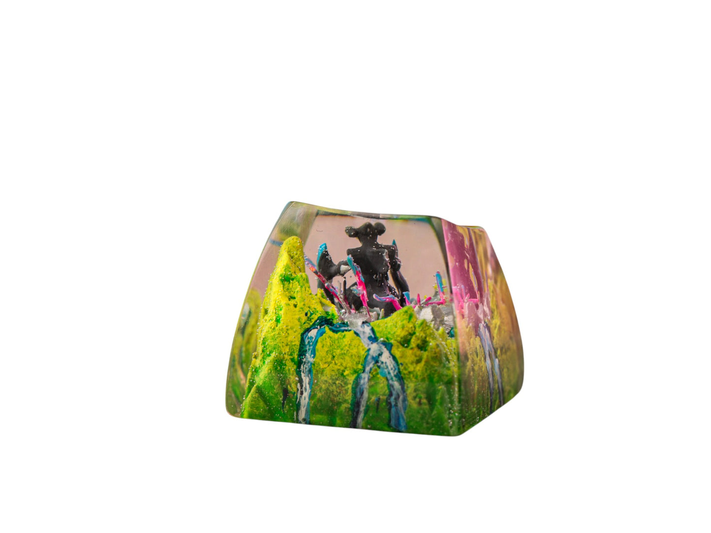 Keycap Garchomp Grass Waterfall | Artisan Mechanical Keycap