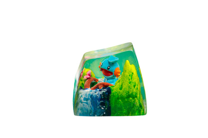 Keycap Mudkip Grass Waterfall | Artisan Mechanical Keycap