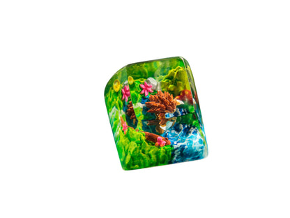 Keycap Sandslash Grass Waterfall | Artisan Mechanical Keycap
