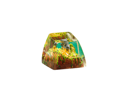 Keycap Cubone Yellow Base | Artisan Mechanical Keycap