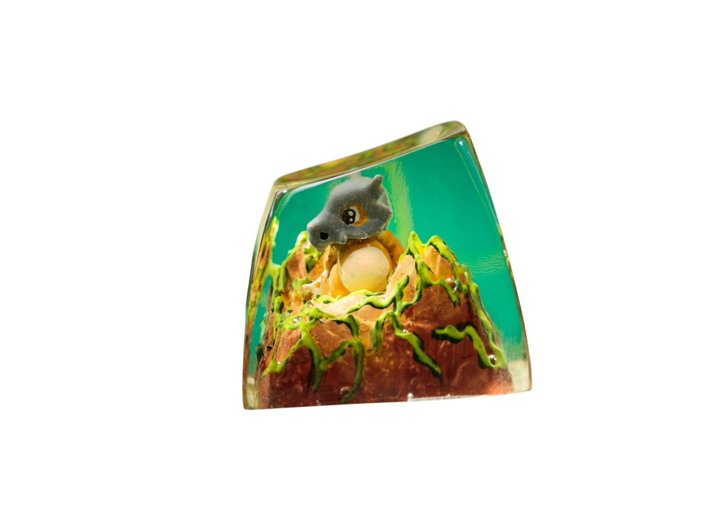 Keycap Cubone Yellow Base | Artisan Mechanical Keycap