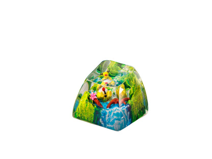 Keycap Ampharos Grass Waterfall | Artisan Mechanical Keycap