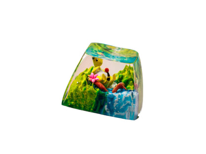 Keycap Ampharos Grass Waterfall | Artisan Mechanical Keycap