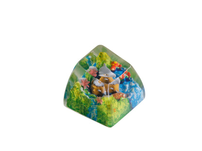 Keycap Cubone Mushroom Flower | Artisan Mechanical Keycap