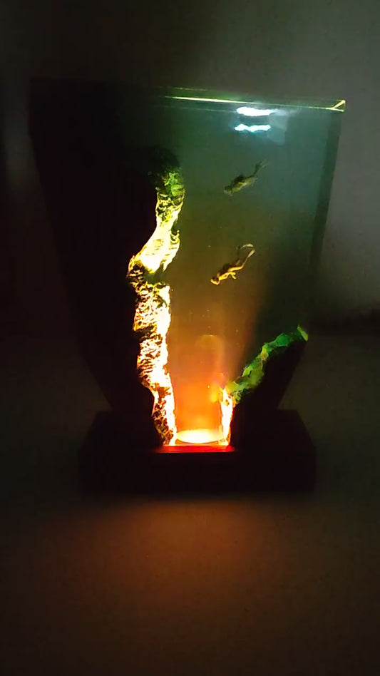 Deep Ocean Floor Light Epoxy Lamp – LY013-1