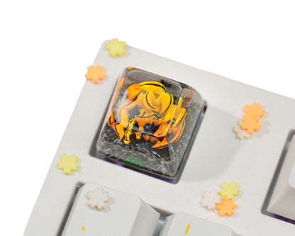 Keycap Nine Tails Yellow | Artisan Mechanical Keycap