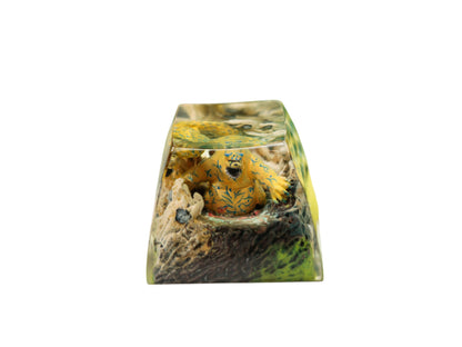 Keycap One Tail Blue Gray Base | Artisan Keycap