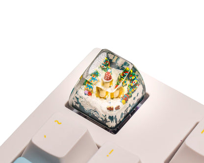 Keycap Noel Psyduck | Artisan Mechanical Keycap