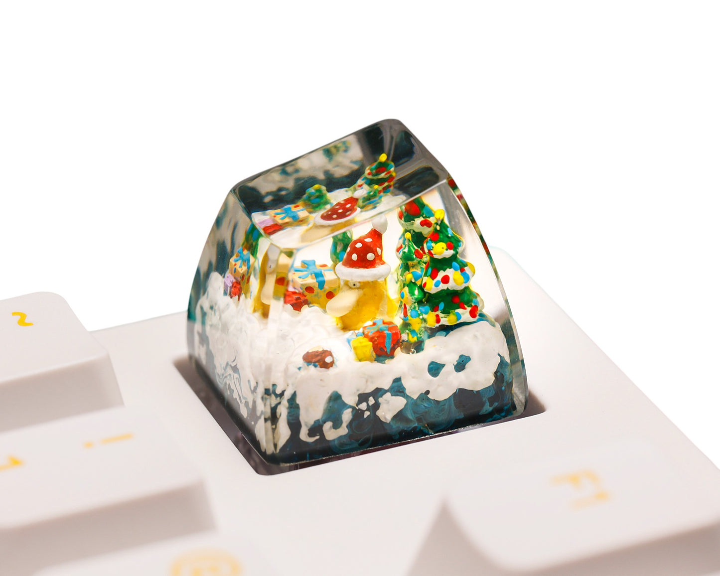 Keycap Noel Psyduck | Artisan Mechanical Keycap