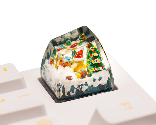 Keycap Noel Psyduck | Artisan Mechanical Keycap