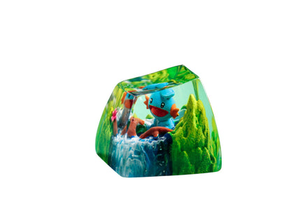 Keycap Mudkip Grass Waterfall | Artisan Mechanical Keycap