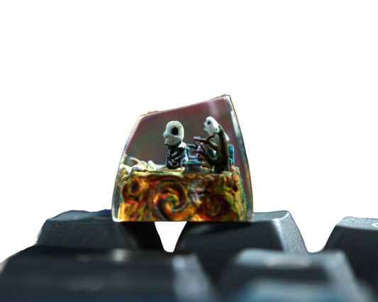 Keycap Halloween Charmander | Artisan Mechanical Keycap