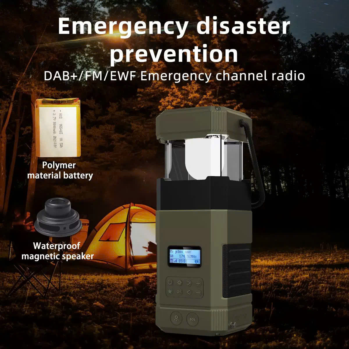 Multi-Function Emergency Backup Light